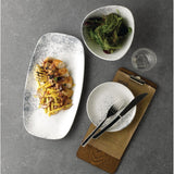 Studio Prints Haze Blue Chefs' Oblong Plates No. 3 11 3/4 x 6 " (12 Pack)