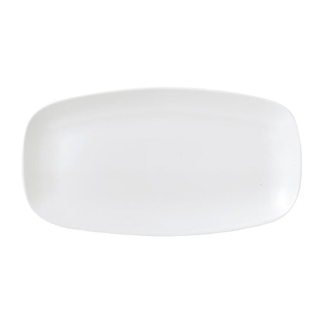 Churchill Vellum Chefs' Oblong Plates No. 4 White 355x189mm (6 Pack)