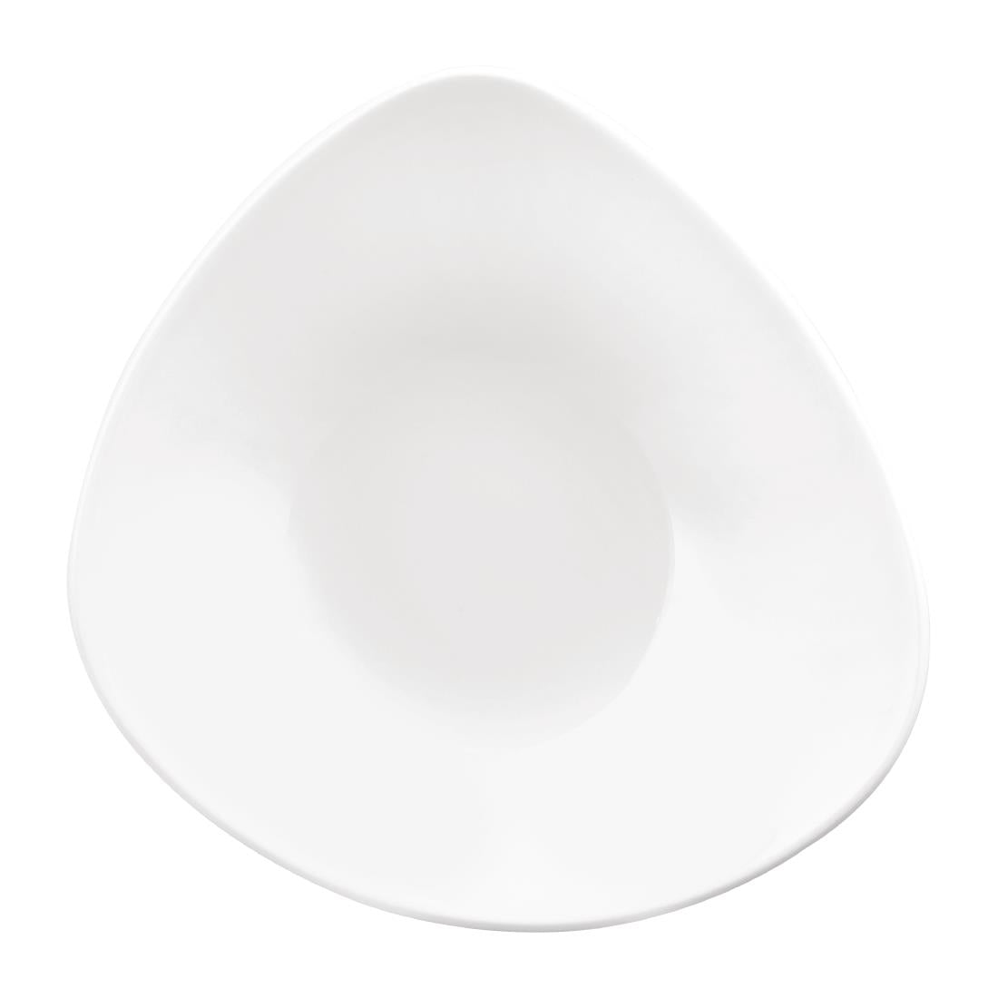 Churchill Vellum Triangle Bowls White 235mm (12 Pack)