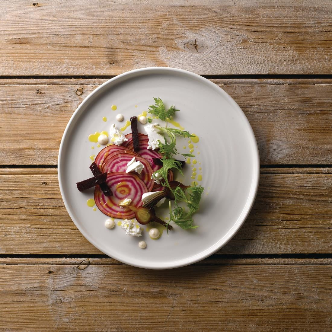 Churchill Vellum Walled Plates White 260mm (6 Pack)