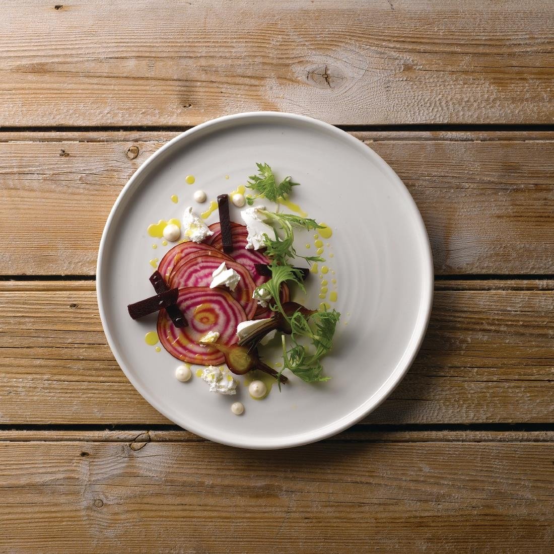 Churchill Vellum Walled Plates White 210mm (6 Pack)