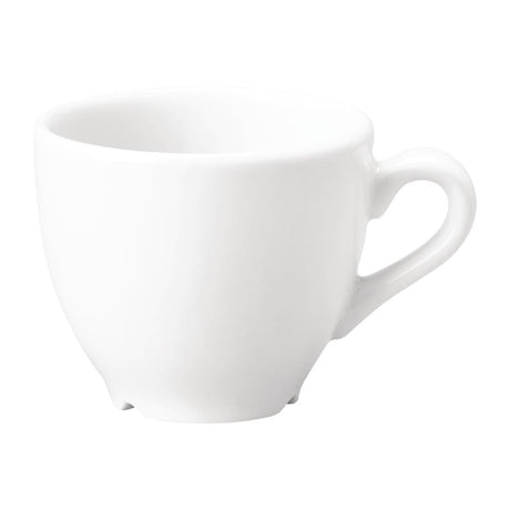 Churchill Vellum Espresso Cups White 100ml (12 Pack)