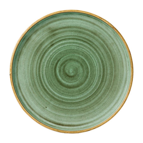 Stonecast Samphire Green Walled Plates 10 1/4 " (6 Pack)