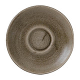 Stonecast Patina Antique Taupe Espresso Saucers 4 1/2 " (12 Pack)