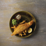 Stonecast Plume Olive Coupe Plates 8 2/3 " (12 Pack)