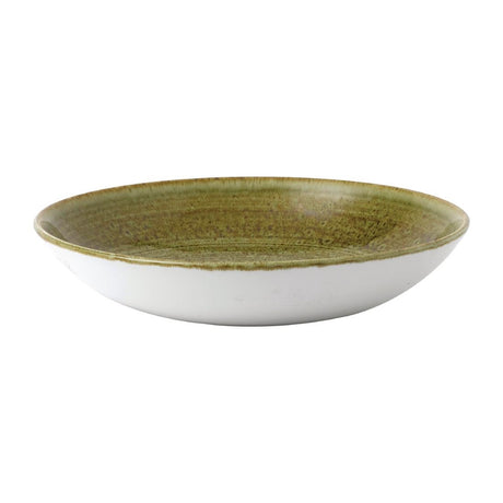 Stonecast Plume Olive Coupe Bowls 40oz (12 Pack)