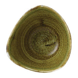 Stonecast Plume Olive Triangle Bowls 9oz (12 Pack)