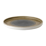 Churchill Stonecast Aqueous Bayou Walled Plates 260mm (6 Pack)
