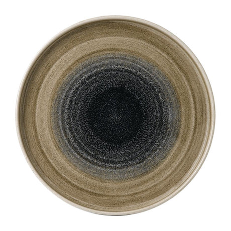 Churchill Stonecast Aqueous Bayou Walled Plates 210mm (6 Pack)