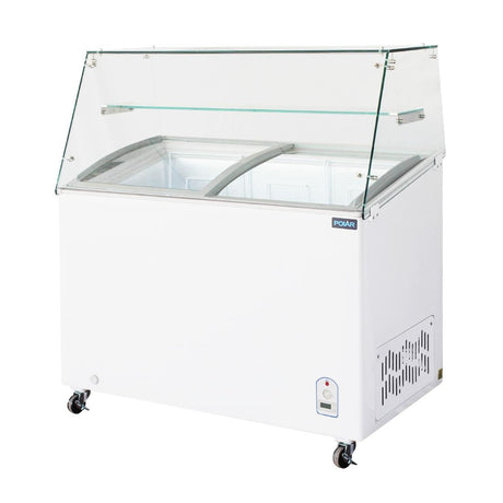 Polar G-Series Display Chest Freezer with Glass Surround 200Ltr