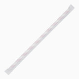 Fiesta Compostable Individually Wrapped Paper Straws Red Stripes (250 Pack)
