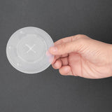 Fiesta Recyclable Polystyrene Lids for 12oz Cold Paper Cups 80mm (1000 Pack)