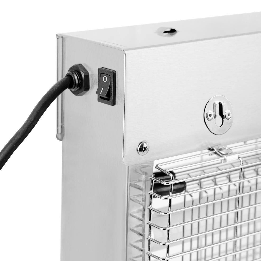 Eazyzap Energy Efficient Stainless Steel LED Fly Killer 30m²