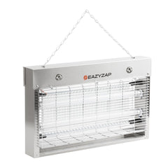 Eazyzap Energy Efficient Stainless Steel LED Fly Killer 100m²