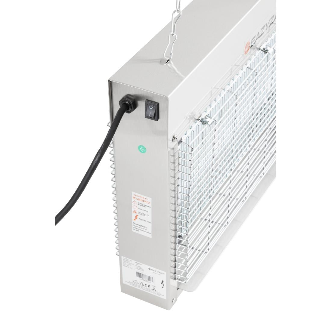 Eazyzap Energy Efficient Stainless Steel LED Fly Killer 100m²