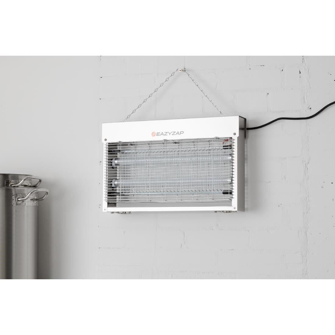 Eazyzap Energy Efficient Stainless Steel LED Fly Killer 100m²
