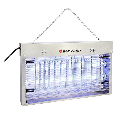 Eazyzap Energy Efficient Stainless Steel LED Fly Killer 100m²