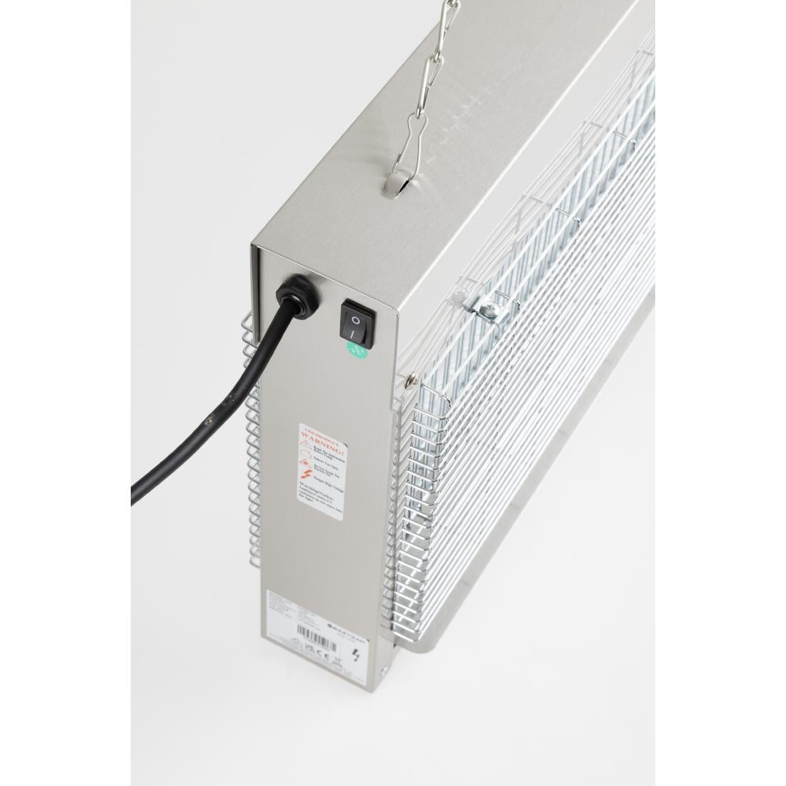 Eazyzap Energy Efficient Stainless Steel LED Fly Killer 150m²