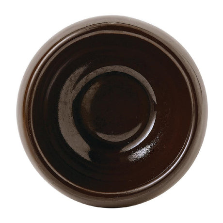 Churchill Emerge Cinnamon Brown Deep Bowls 90mm (12 Pack)