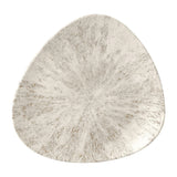 Churchill Stone Agate Grey Lotus Plates 254mm (12 Pack)