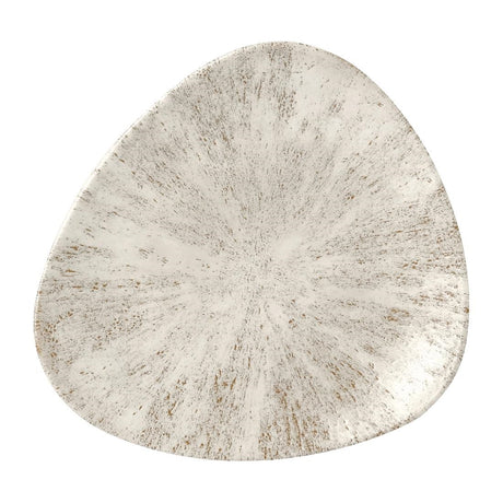 Churchill Stone Agate Grey Lotus Plates 228mm (12 Pack)