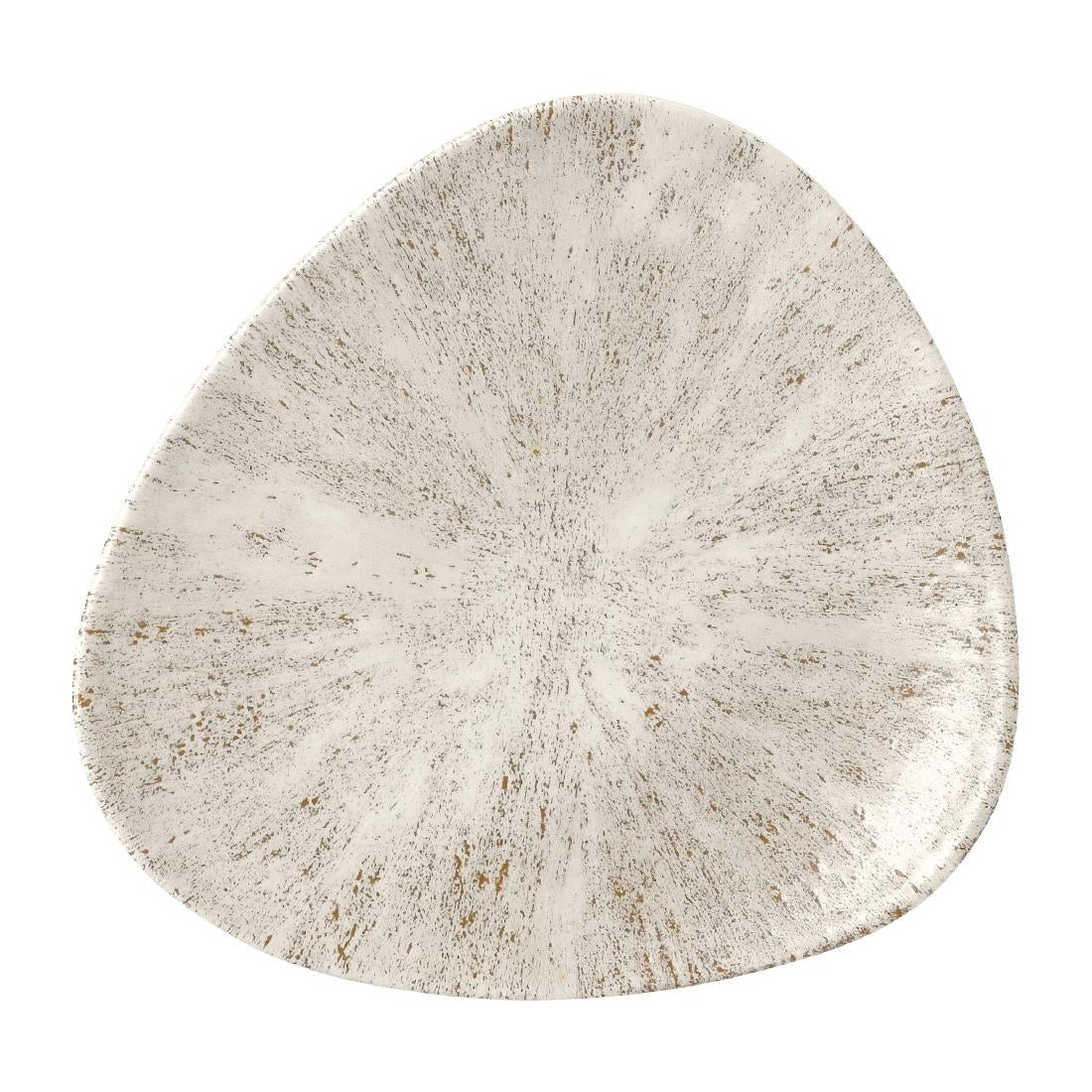 Churchill Stone Agate Grey Lotus Plates 177mm (12 Pack)