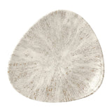 Churchill Stone Agate Grey Lotus Plates 177mm (12 Pack)