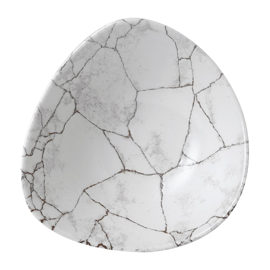 Churchill Studio Prints Kintsugi Agate Grey Lotus Bowls 177mm (12 Pack)