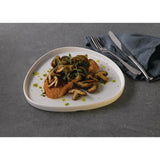 Churchill White Triangle Walled Chef Plates 260mm (6 Pack)