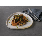 Churchill White Triangle Walled Chef Plates 200mm (6 Pack)