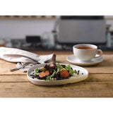 Churchill White Triangle Walled Chef Plates 200mm (6 Pack)