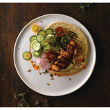 Dudson White Organic Flat Plates 318mm (6 Pack)