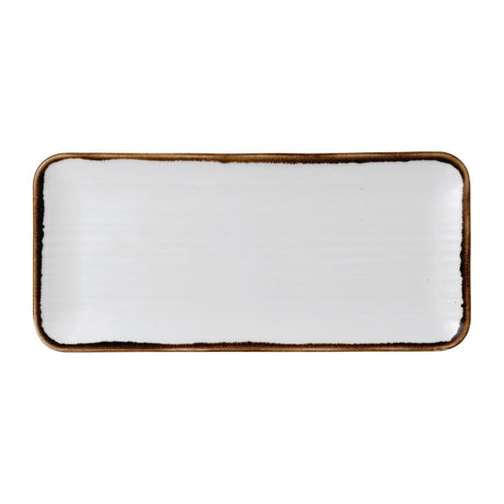 Dudson Harvest Organic Coupe Rectangle Platters Natural 346x156mm (6 Pack)