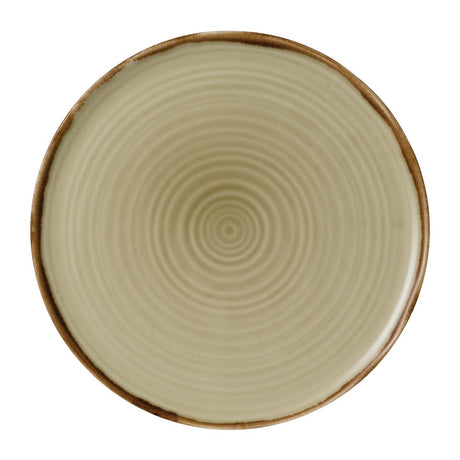 Dudson Harvest Organic Coupe Flat Plates Linen 318mm (6 Pack)