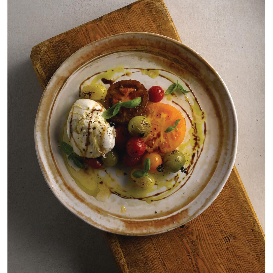 Dudson Finca Sandstone Organic Coupe Plates 290mm (12 Pack)