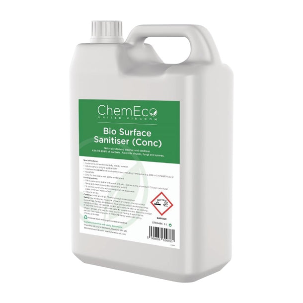 ChemEco Bio Surface Sanitiser Concentrate 5Ltr