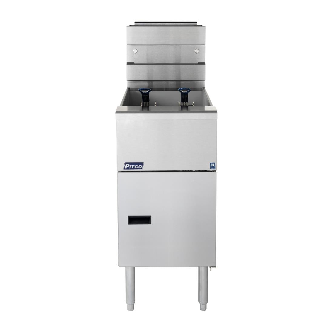 Pitco Twin Basket Single Tank Solstice Natural Gas Fryer SG14S