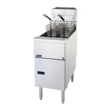 Pitco Twin Basket Single Tank Solstice Natural Gas Fryer SG14S