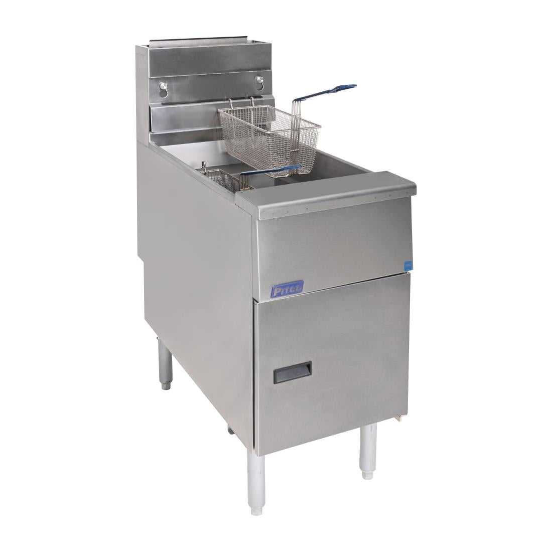 Pitco Twin Basket Single Tank Solstice Natural Gas Fryer SG14S