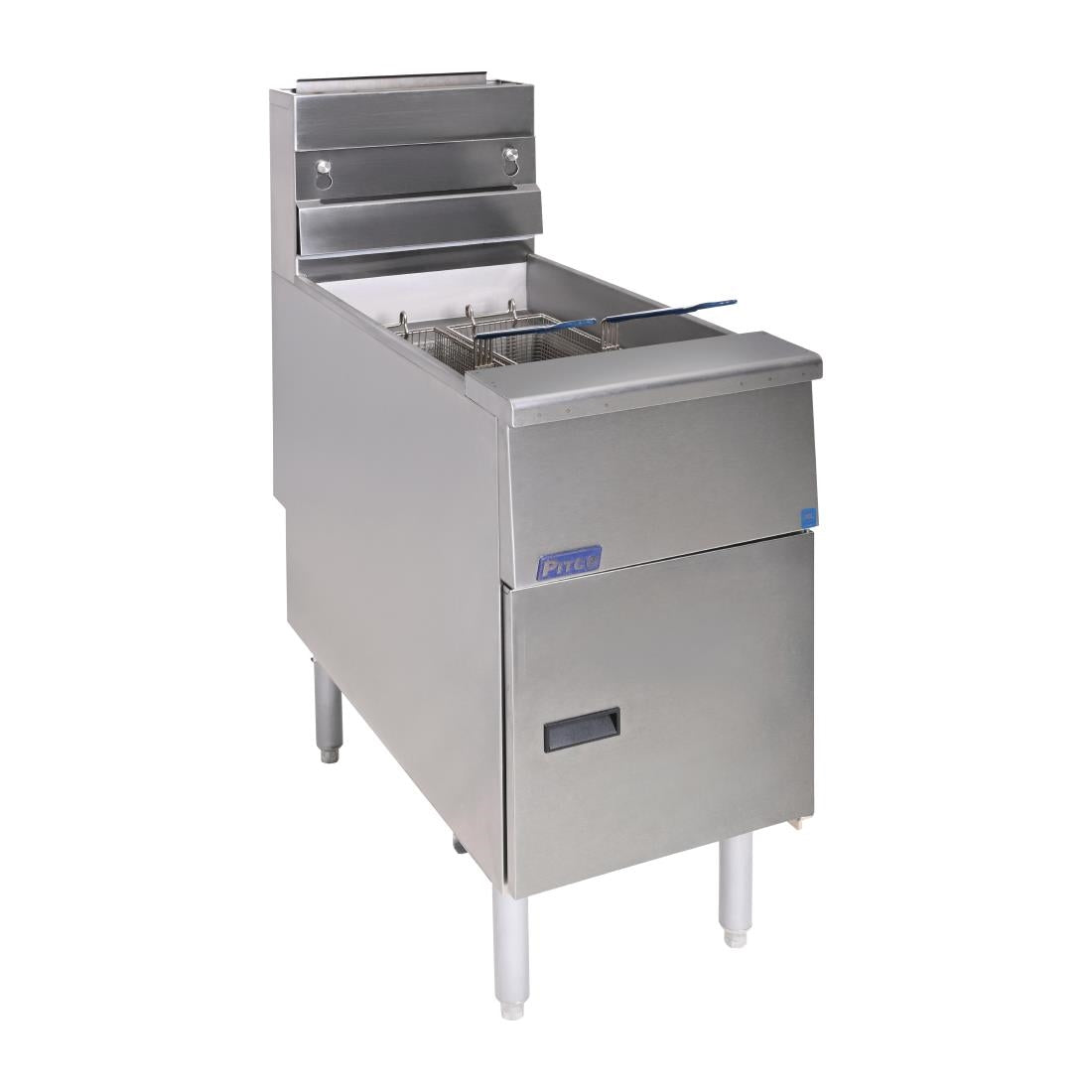 Pitco Twin Basket Single Tank Solstice Natural Gas Fryer SG14S