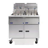 Pitco Solstice Free Standing Natural Gas Filtration Fryer SG14RS/FD-FF