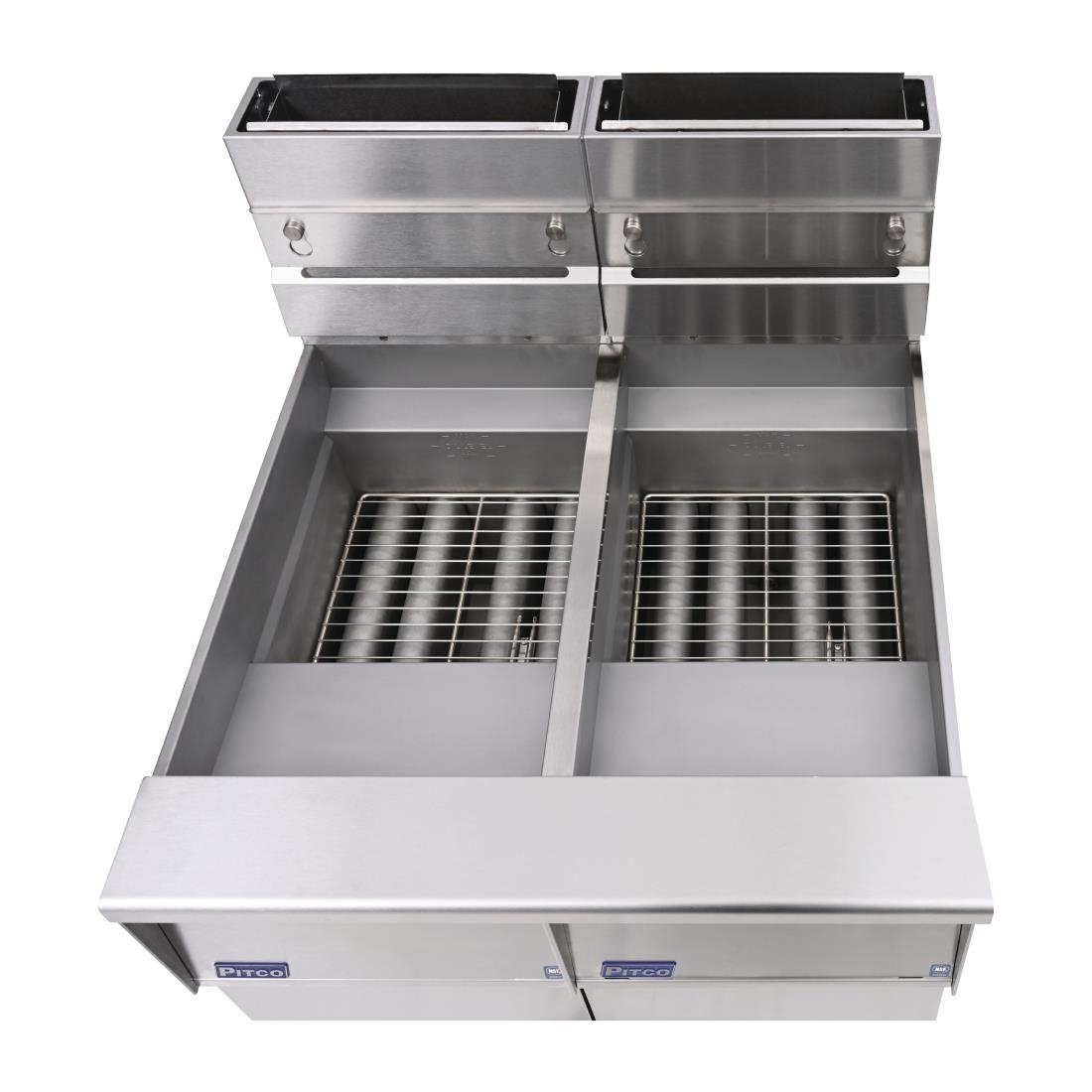 Pitco Solstice Free Standing Natural Gas Filtration Fryer SG14RS/FD-FF