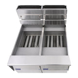 Pitco Solstice Free Standing Natural Gas Filtration Fryer SG14RS/FD-FF
