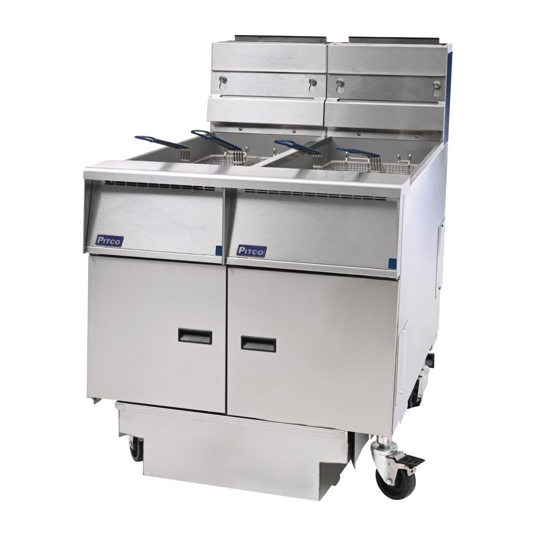 Pitco Solstice Free Standing Natural Gas Filtration Fryer SG14RS/FD-FF