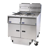 Pitco Solstice Free Standing Natural Gas Filtration Fryer SG14RS/FD-FF