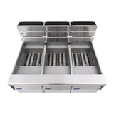Pitco Solstice Free Standing Natural Gas Filtration Fryer G14S/FD-FFF