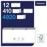 Tork PeakServe Continuous 1-Ply Hand Towels White (12x 410 Pack)