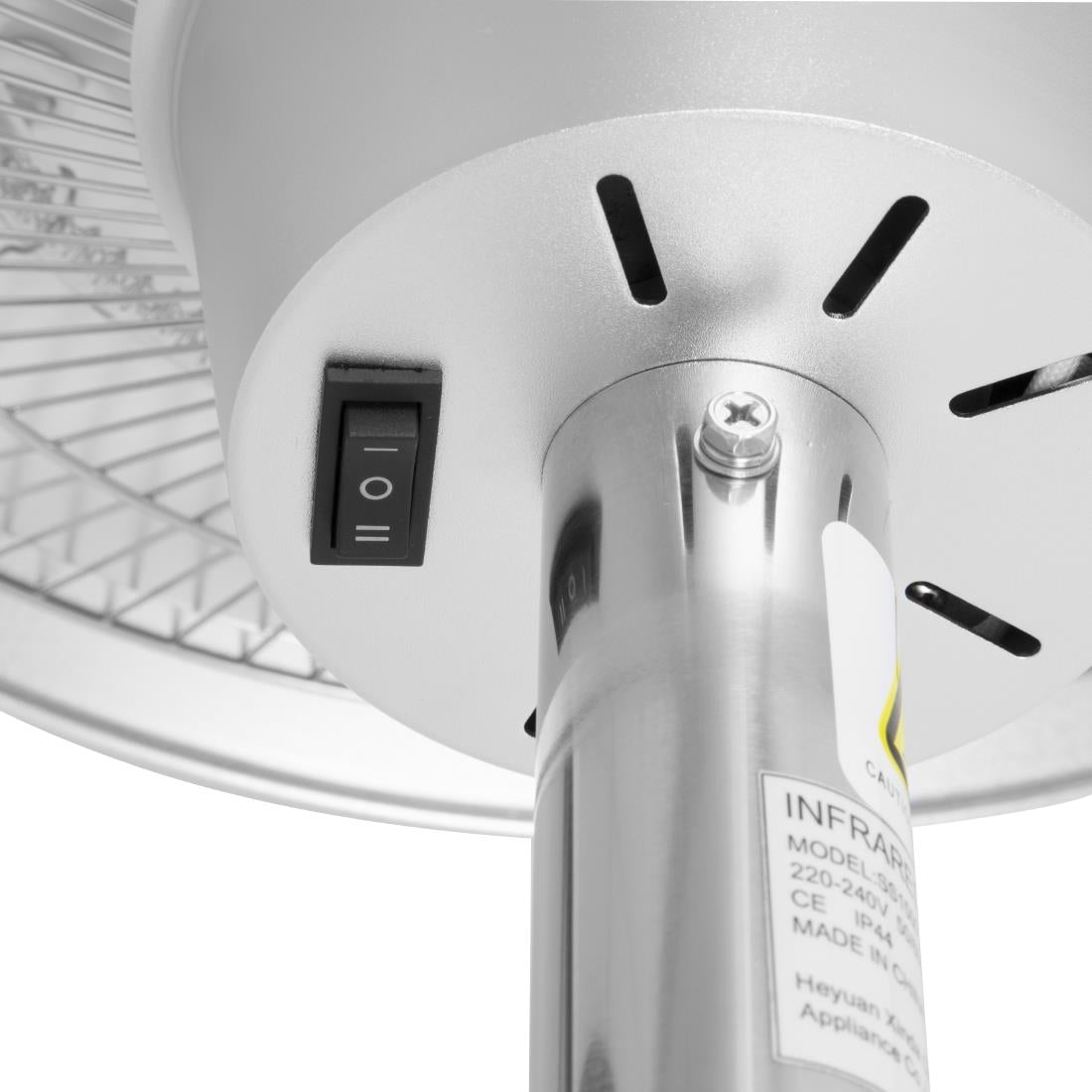 Bolero Free Standing Patio Heater Lamp IP44