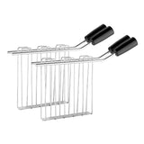 Rowlett Esprit 6 Slot Toaster with Sandwich Cages and Extra Duraheat Elements Chrome