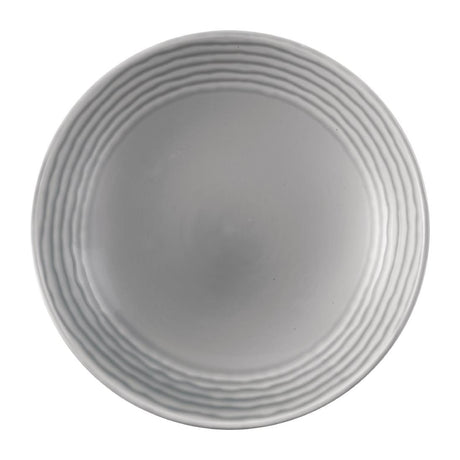 Dudson Harvest Norse Deep Coupe Plates Grey 254mm (12 Pack)